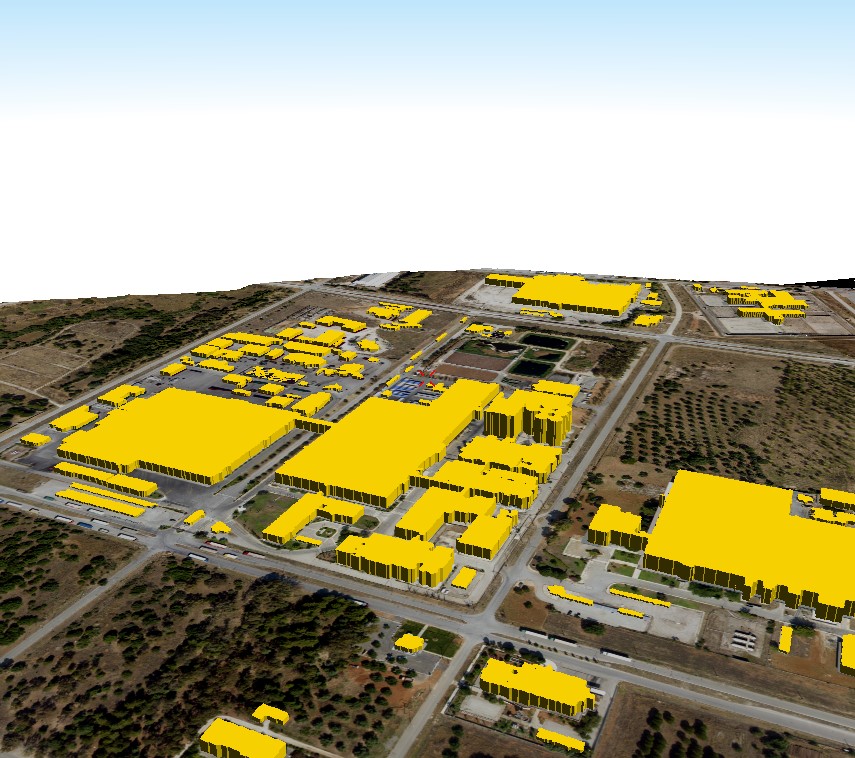 Airborne LIDAR remote sensing techniques for monitor 3D industrial cities Geosystems Hellas S.A.